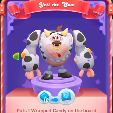 we asked, you answered. here's Yeti's - Candy Crush Saga
